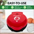 thumbnail image 6 of Nostalgia MyMini Santa Claus Holiday Waffle Maker, 6 of 10