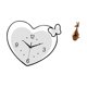 thumbnail image 5 of Reloj de pared creativo, escultura de arte acrílico, movimiento silencioso, figura decorativa para sala de estudio, dormitorio, oficina, estantería, c, 5 of 8