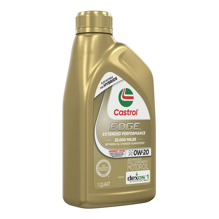 EDGE Extended Perf 0W-20 Quart - High Wear Protection - Walmart.com