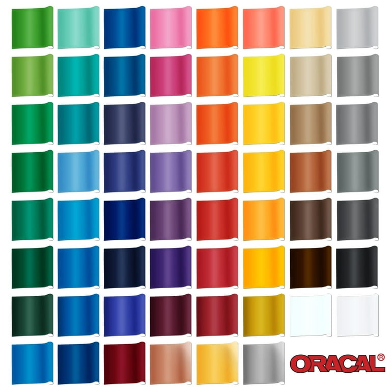Starter Pack Oracal 651 Permanent Vinyl 12 Popular Colors 12