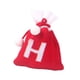 thumbnail image 2 of Bolsa de regalo tejida con letras del alfabeto | Bolsa bordada para dulces navideños | Adorno navideño personalizado | Mini bolsa colgante para decoración del árbol, 2 of 5
