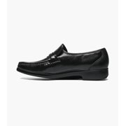 Florsheim Riva Men's Moc Toe Bit Loafer, Black, 7 3E