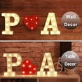 thumbnail image 6 of Pooqla LED Light up Number Letters, White Plastic Marquee Number Lights Sign Party Wedding, Bar, Night Light, Room, Birthday Decoration, Number 5, 6 of 9