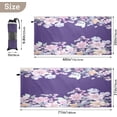 thumbnail image 3 of GZHJMY Flowers Print Purple Beach Towel Oversized Towel Blanket, Thin Lightweight Microfiber Sand Free Quick Dry Towel, 31”X71” Multipurpose Pool Bath Yoga Swim Shower Towel, 3 of 7