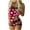 Pink7, variant on Valentine's Pajamas for Women Heart Print Lace Camisole Sleeveless Shorts Casual Pajama Sets