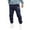 Navy, variant on Mens Sweats Mens Joggers Mens Autumn And Winter High Street Fashion Leisure Loose Sports Running Lace Up Pants Sweater Pants Trousers