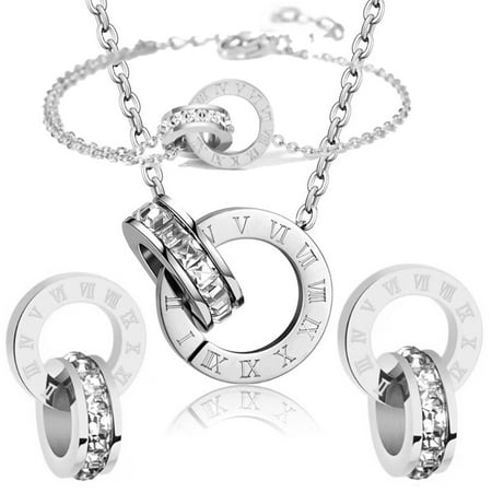 Wedding Cz bracelet necklace drape earrings set designer jewelry necklace couple gift love Engagement gift