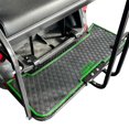 thumbnail image 5 of Xtreme Mats E-Z-GO Golf Cart Floor Mats for Rear Seat Kits & Rear Facing Foot Rests - Fits Select E-Z-GO RXV and TXT Rear Seat Kits - Green Trim, 5 of 10