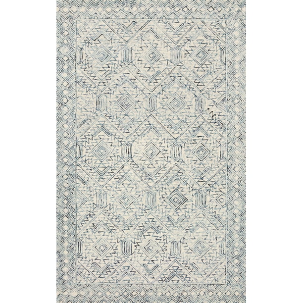 Loloi II Ziva Contemporary Bluestone Area Rug
