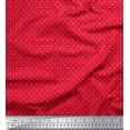 thumbnail image 1 of Soimoi Poly Georgette Fabric Dot & Heart Small Printed Craft Fabric by The Yard 42 Inch Wide, 1 of 3