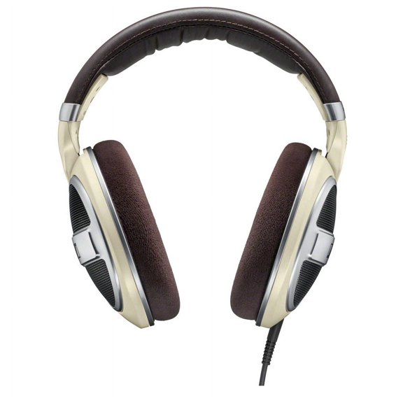 Sennheiser HD 599 Écouteurs Bandeau Marron, Ivoire