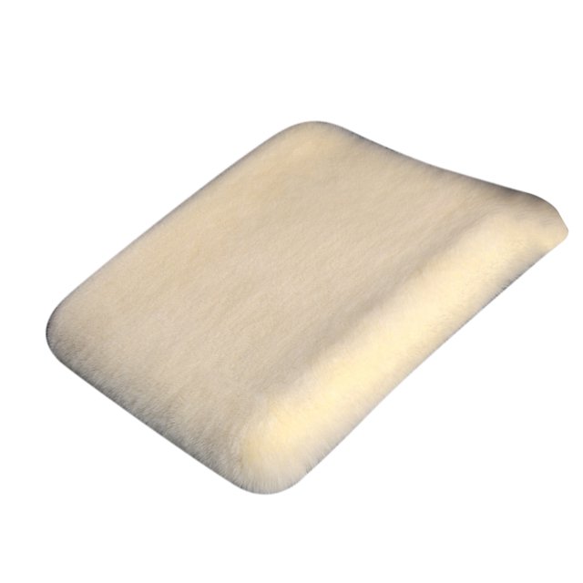 Alfombrilla de felpa para asiento de coche, cojín para asiento de coche, alfombrilla gruesa y cálida para asiento de coche, cojín cuadrado para silla, durabilidad extendida