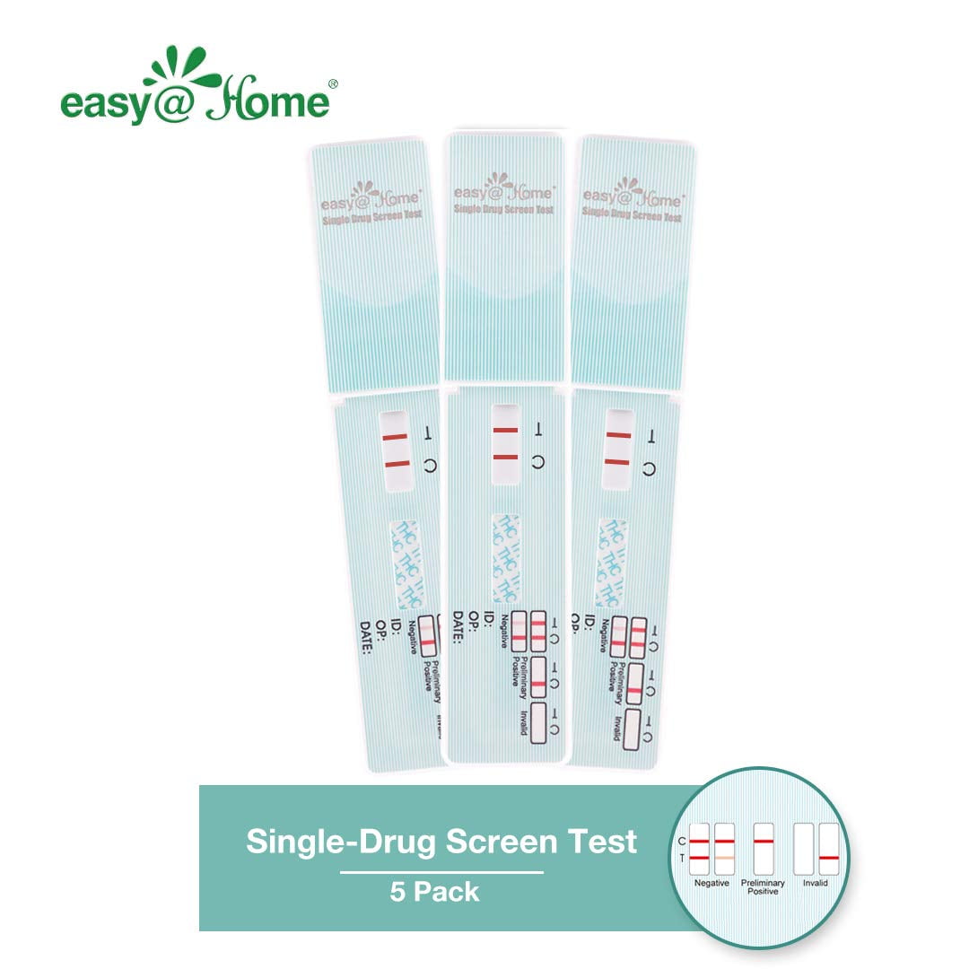 5 Pack Easy@Home Marijuana (THC) Single Panel Urine Drug Test Kit - Rapid  Result OTC Home Use - #EDTH-114 