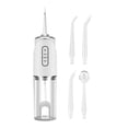 thumbnail image 2 of Flosser De Agua Dental Portátil, Irrigador Oral Eléctrico Recargable, 3 Modos, Hilo Dental De Agua, Limpiador Dental Resistente Al Agua Con 4 Boquillas Inevent CE007296-01, 2 of 6