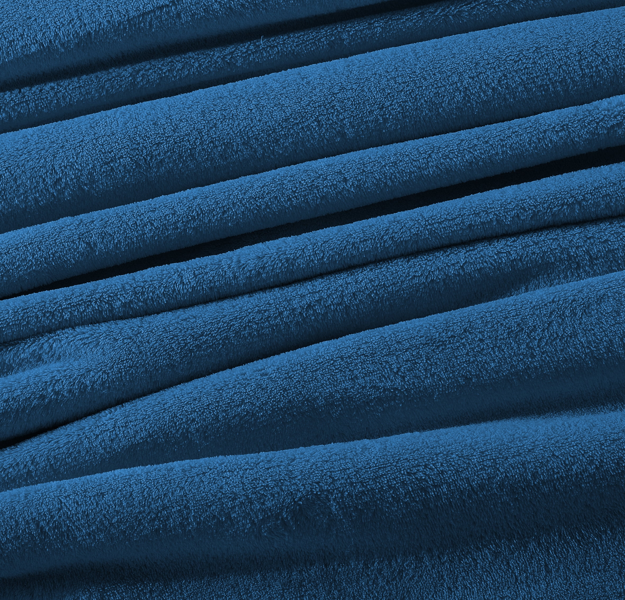 Velvet Plush Blanket Navy Full/Queen 86x86