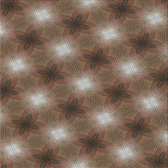 Ahgly Company Machine Washable Indoor Square Transitional Camel Brown Area Rugs, 6' Square