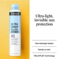thumbnail image 4 of Neutrogena Ultra Sheer SPF 45 Body Sunscreen Spray, Dry-Touch, Sheer Finish Sun Care, 8 oz, 4 of 12