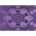 thumbnail image 1 of Ahgly Company Indoor Rectangle Patterned Tyrian Purple Area Rugs, 5' x 7', 1 of 6