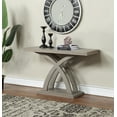 thumbnail image 2 of Steve Silver Jocelyn Modern 48" Wood Console Table, Grey, 2 of 7