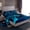 Blue Black, variant on Manfei Gamer Gaming Full Size Sheets,Gamepad Controller Bed Sheets,Green Blue Black Sheet Sets For Teens,Microfiber Bedroom Decor,4 Pieces