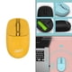 thumbnail image 4 of Ratón de computadora inalambrico Hugo 2.4G con receptor USB Amarillo 3 DPI ajustables 1200DPI Clic silencioso, 4 of 7