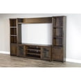 thumbnail image 4 of Pemberly Row Transitional 112" Wood Entertainment Wall in Tobacco Leaf, 4 of 7