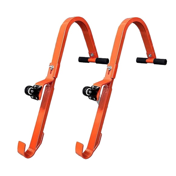 2x Roof Ridge Extension Heavy Duty Iron Portable Ladder Accessory Roofing Ladder