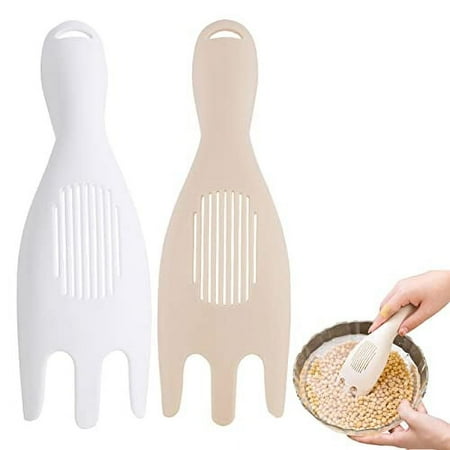 

DGPERTE A set of 2 rice filters rice washing spoons and safe multifunctional hand washing tools