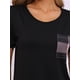 thumbnail image 5 of Pijamas de Loungewear de Cuadros para Mujeres INSPIRE CHIC, Ropa de Dormir Suave de Manga Corta con Pantalones, 5 of 5