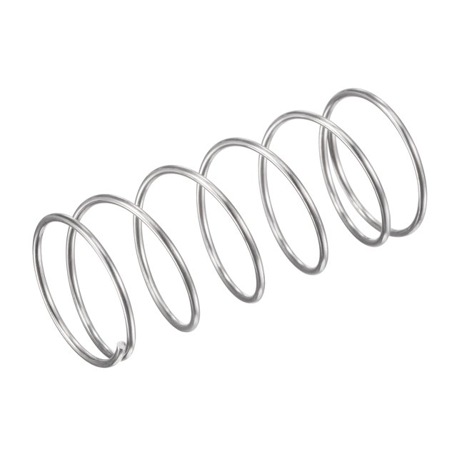 Unique Bargains 18mmx1mmx40mm 304 Stainless Steel Compression Spring 5.9N Load Capacity 5 pcs