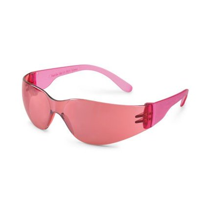 childrens ,GIRLS, LADIES SMALL PINK frame SHOOTING SAFTEY GLASSES -GREAT FOR AIRSOFT, PAINTBALL, AND TARGET SHOOTING -metrO Safety Glasses -