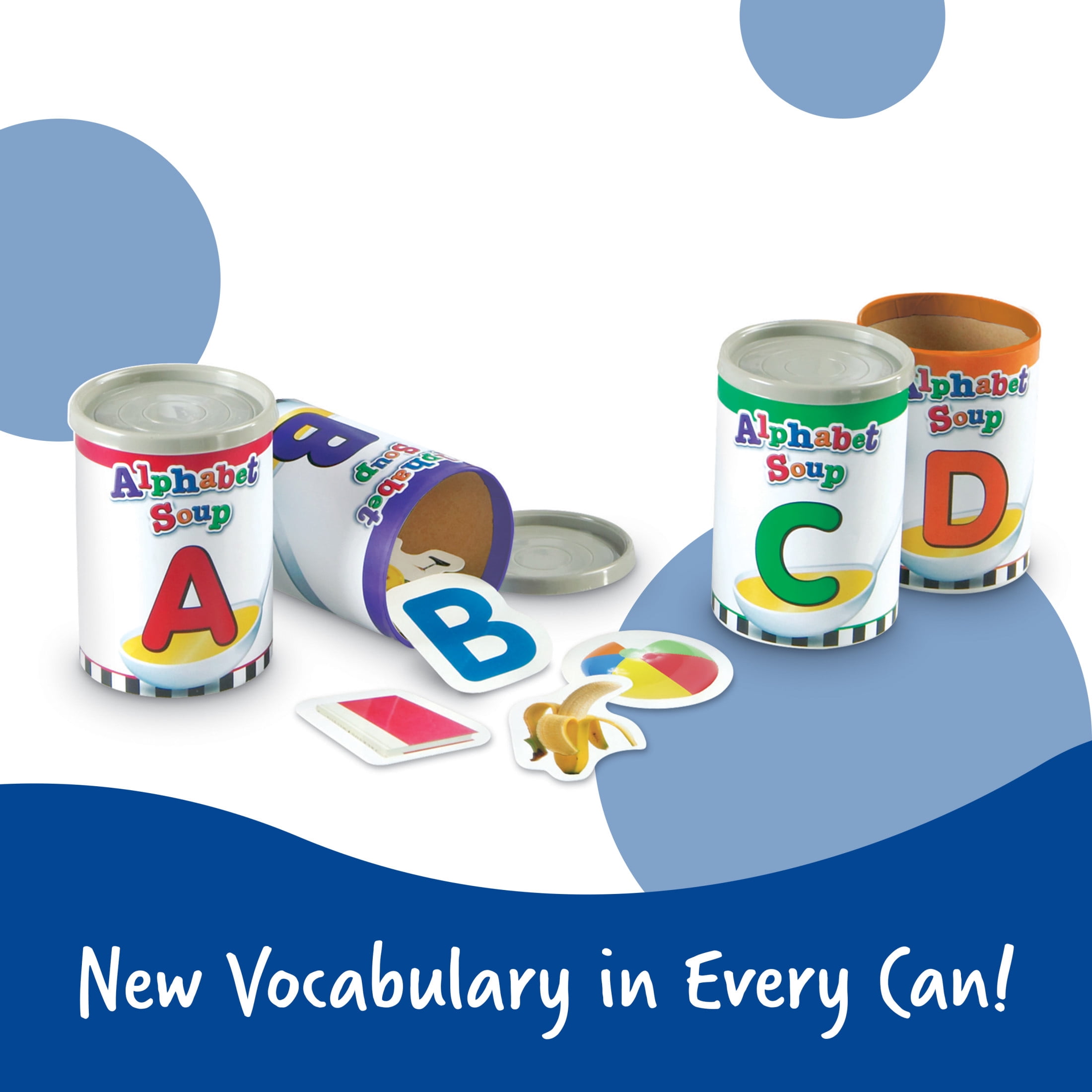 Learning Resources Alphabet Soup Sorters - Classroom Letters Must Haves, Ages 3+