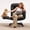 Black, variant on TMV PU Leather Office Chair Criss Cross Chair,Vanity Chair with Armrests & Wheels for Cross-Legged,Adjustable Swivel Desk Chair Wide Rolling Chair for Adults,Cream