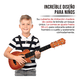 thumbnail image 2 of Guitarra para niños de 3 a 12 años correa ajustable 66x21 cm Malubero Café, 2 of 5