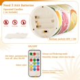 thumbnail image 5 of Yayeee Flameless Candles with Remote Flickering Battery Operated Multi Color Changing, Grapefruit Slices, 5 of 7