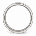 thumbnail image 2 of Stainless Steel Flat 8mm Brushed Band Size: 6; for Adults and Teens; for Women and Men, 2 of 6