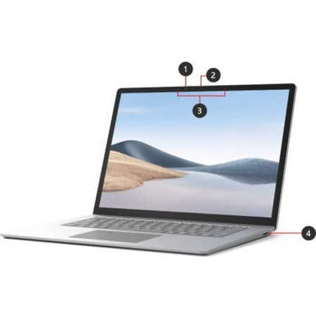 Microsoft - Surface Laptop 4 - 15” Touch-Screen - AMD Ryzen 7 Surface Edition with 8GB Memory - 256GB SSD - Platinum