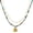 Tiger Eye Charm, variant on Boho Handmade Natural Jasper Stone Beaded Crystal Mixed Strand Short Necklace for Women[o1017]