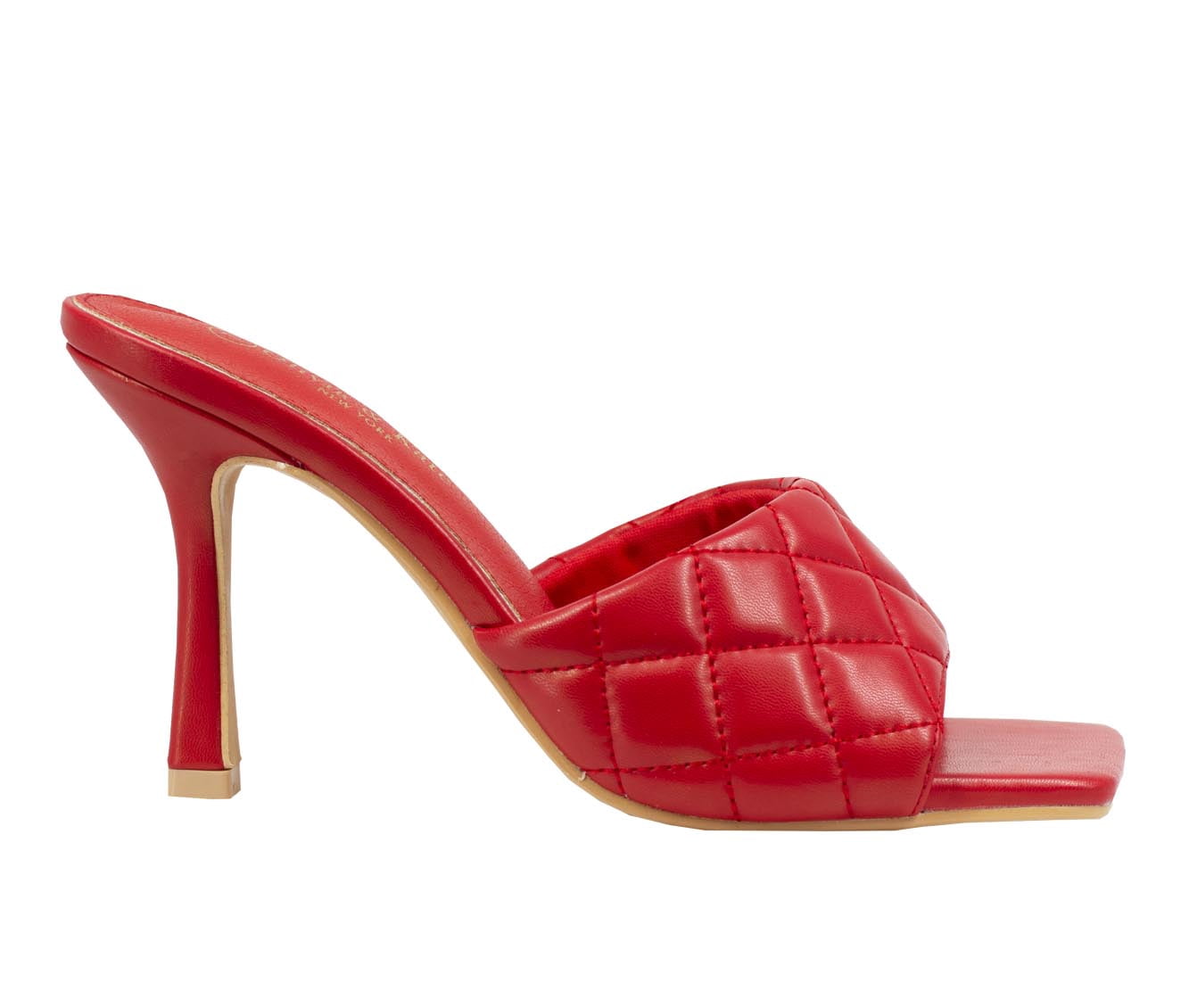 Olivia & Kate Women's Adult Quilted High-Heel Stiletto Sandal