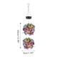 thumbnail image 3 of Luces colgantes de jardín con energía Solar, orbe de malla con mariposas, luces decorativas solares impermeables para exteriores, para jardín, Patio, porche, 3 of 10
