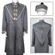 thumbnail image 3 of Disfraz de profesor de escuela mágica Dumbledore para adultos, traje Unisex con capa y sombrero, traje de Carnaval y Halloween, 3 of 3