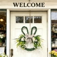 thumbnail image 6 of YingYouFu Easter Bunny Spring Wreath with Egg, Twig and Berries Green Rabbit Easter Wreath for Front Door Decorations Home Farmhouse Outdoor Indoor Wall Mantel Window, 6 of 7