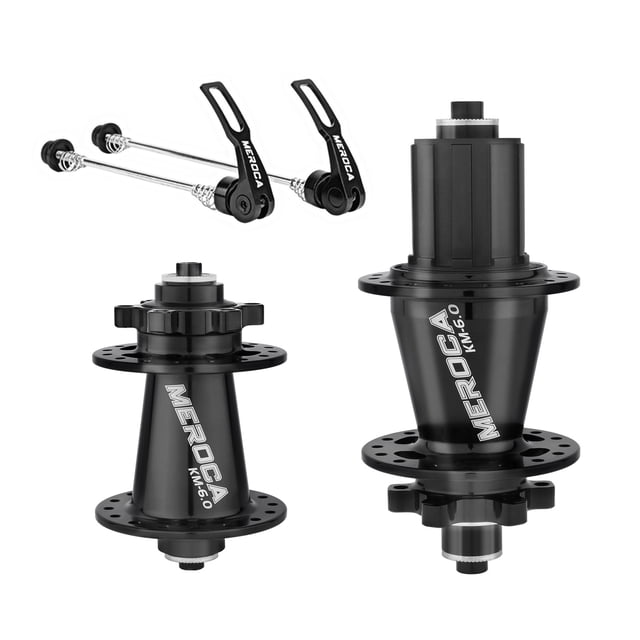 Front Rear Mountain Bike Hub 6 Bolts 32 Holes Disc Brake Hubs with Quick Release Lever