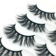 thumbnail image 4 of False Eyelashes, 5 Pairs 3D Natural Fluffy Fake Lashes, Hand-made Dramatic Thick Crossed Cluster Fake Eye Lashes,Reusable Soft Long Lashes Pack for Makeup, 4 of 6