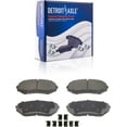 thumbnail image 3 of Detroit Axle - Brake Kit for AWD 2007-2010 Ford Edge Lincoln MKX Replacement 12.6" inch Front & 11.89" inch Rear Disc Brake Rotors 2008 2009 Ceramic Brakes Pads, 3 of 6