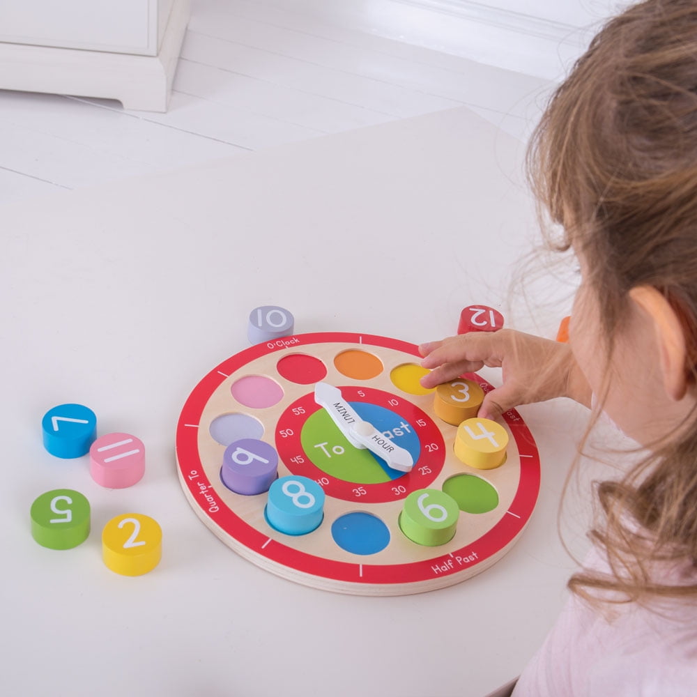 Wooden Teaching Clock