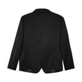 thumbnail image 4 of YUUMIN Kids Boys Long Sleeve Formal Suit Blazer One-Button Gentleman Sports Suit Jacket Outerwear for Black 12, 4 of 5