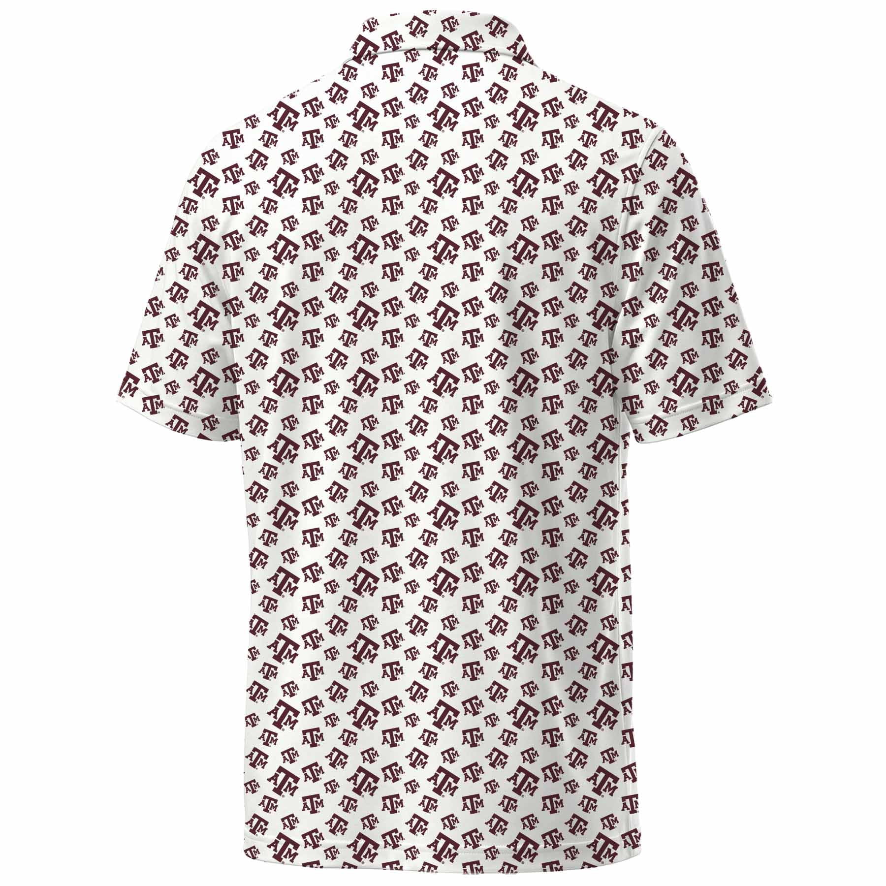 NCAA Mens Texas A&M Aggies All Over Print Polo