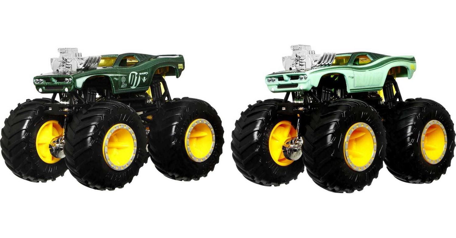 Hot Wheels Monster Trucks 1:64 Color Shifters Rodger Dodger, 1 Toy Truck