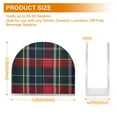 thumbnail image 4 of Yayeee Napkin Holder for Table Kitchen Paper Tissue Organization, Warm Tartan Mosaic, 4 of 8